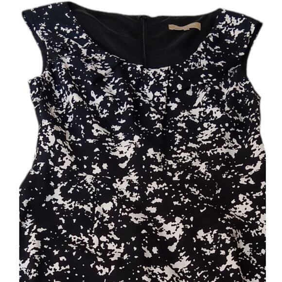 MICHAEL KORS COLLECTION‎ Dress Size 8 Black and White Abstract Made in Italy - Picture 3 of 11